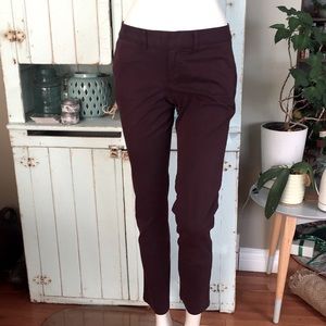 Lands’ End Canvas Burgundy Skinny Chino Pants 2
